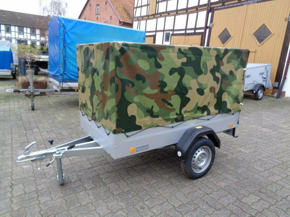 TPV PKW-Anhänger, Plane und Spriegel, 750 kg - Auto järelhaagis: pilt 1 TPV PKW-Anhänger, Plane und Spriegel, 750 kg - Auto järelhaagis: pilt 1