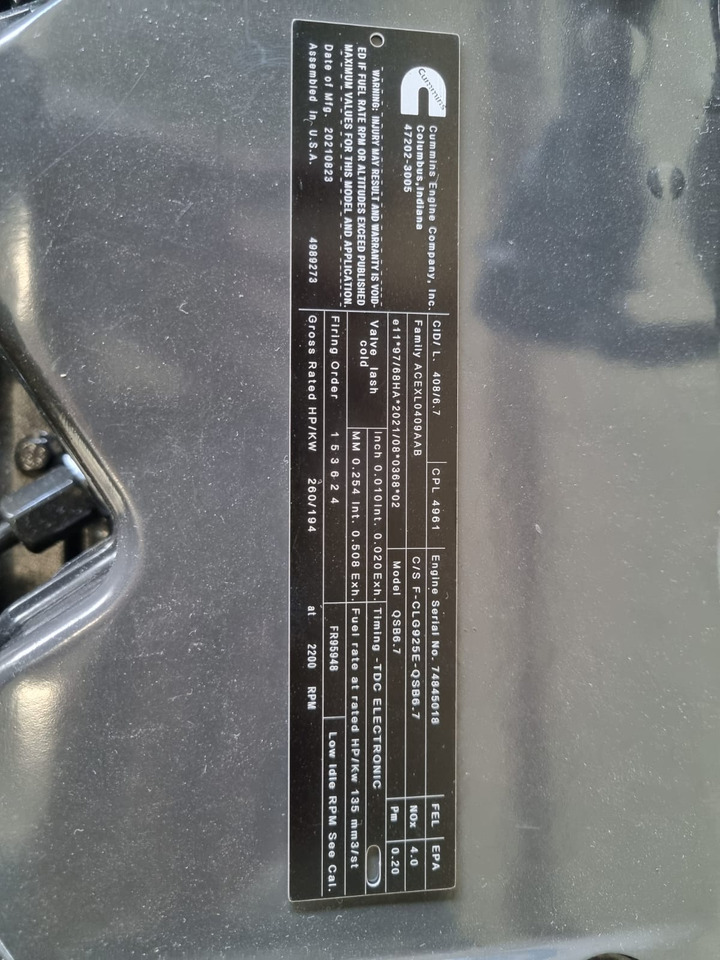 Cummins QSB6.7 CM850 CM2850 CPL4961 - Mootor - Ehitusmasinad: pilt 5 Cummins QSB6.7 CM850 CM2850 CPL4961 - Mootor - Ehitusmasinad: pilt 5