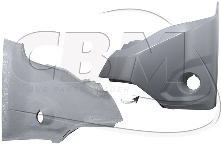 SCANIA BUMPER FRONT LH SCANIA INTERLINK - HELLA (64173HD) - Kaitseraud - Buss: pilt 1 SCANIA BUMPER FRONT LH SCANIA INTERLINK - HELLA (64173HD) - Kaitseraud - Buss: pilt 1