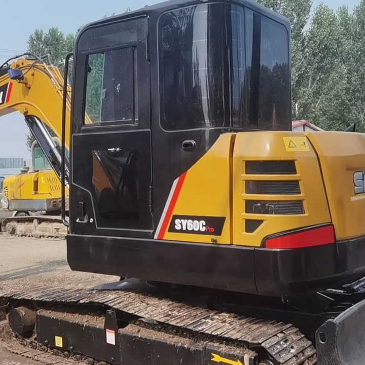 China Brand Used Sany Sy60c Mini Excavator 6ton Crawler Earth Digger Machine for Sale - Lintekskavaator: pilt 5 China Brand Used Sany Sy60c Mini Excavator 6ton Crawler Earth Digger Machine for Sale - Lintekskavaator: pilt 5