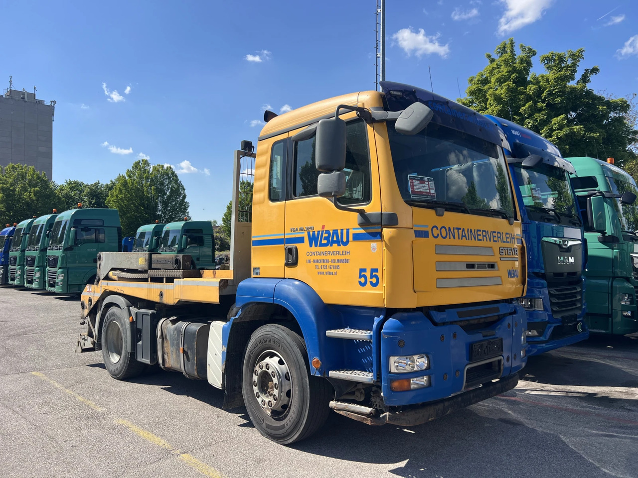 Man Tga 18.320, Контейноровоз, Нов внос - Nöörtõstukiga veoauto: pilt 1 Man Tga 18.320, Контейноровоз, Нов внос - Nöörtõstukiga veoauto: pilt 1