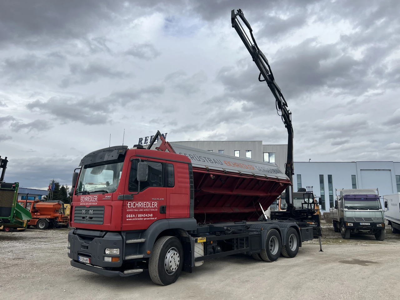 Man Tga 6х4, Самосвал с Кран - Kallurauto, Kraanaga veoauto: pilt 2 Man Tga 6х4, Самосвал с Кран - Kallurauto, Kraanaga veoauto: pilt 2