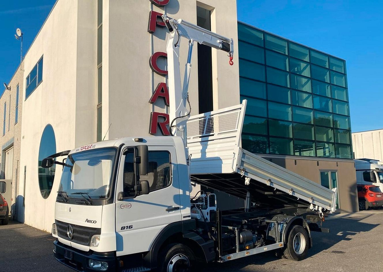 MERCEDES 816 ATEGO CASSONE RIBALTABILE E GRU - Kallurauto, Kraanaga veoauto: pilt 3 MERCEDES 816 ATEGO CASSONE RIBALTABILE E GRU - Kallurauto, Kraanaga veoauto: pilt 3