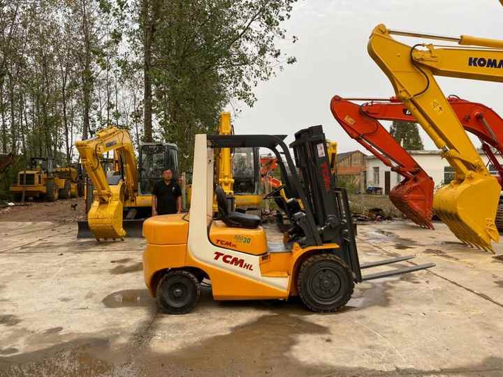 Kahveltõstuk Japanese Forklifts Telehandler Used TCM Forklift Diesel Forklift 3Ton Pallet Truck: pilt 6