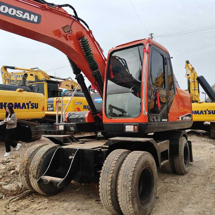 Used Original Doosan Dx150w-9 Wheel Excavator for Sale - Ratastel ekskavaator: pilt 5 Used Original Doosan Dx150w-9 Wheel Excavator for Sale - Ratastel ekskavaator: pilt 5
