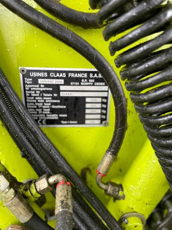 Claas Variant 280 - Heinapress, ümmargune: pilt 4 Claas Variant 280 - Heinapress, ümmargune: pilt 4