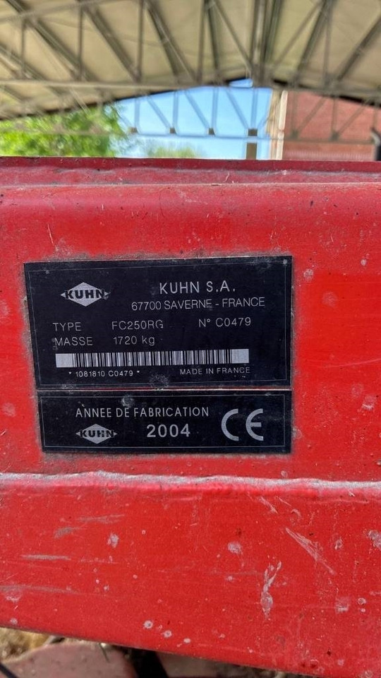 Kuhn FC 250 R G - Niiduk: pilt 2 Kuhn FC 250 R G - Niiduk: pilt 2