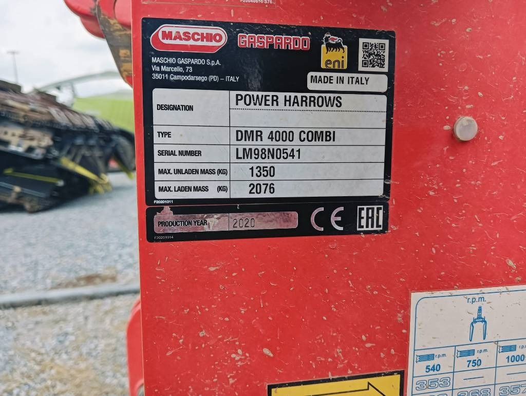 Maschio DMR 4000 - Äke: pilt 3 Maschio DMR 4000 - Äke: pilt 3