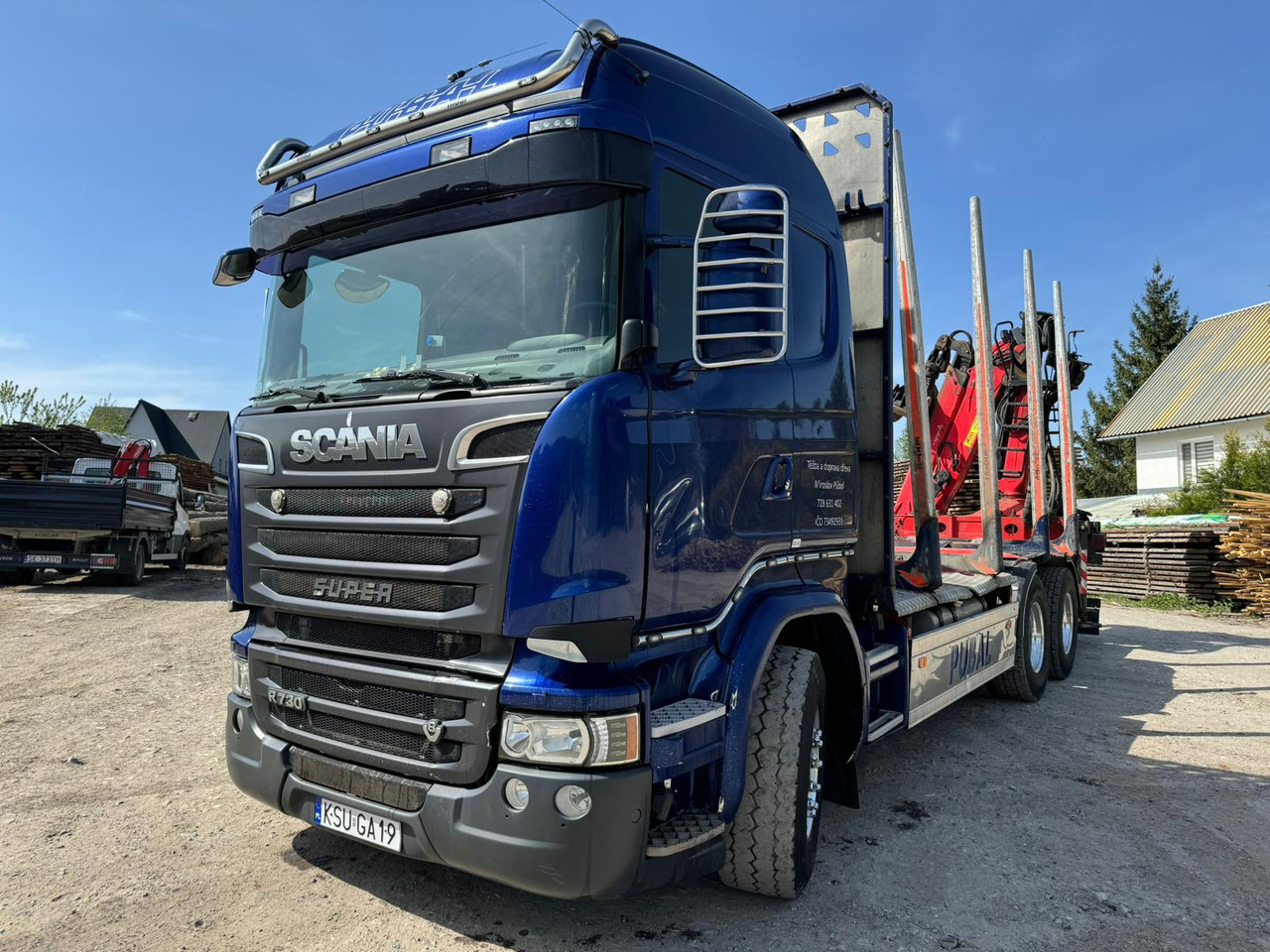 SCANIA R730 - Metsaveok, Kraanaga veoauto: pilt 4 SCANIA R730 - Metsaveok, Kraanaga veoauto: pilt 4