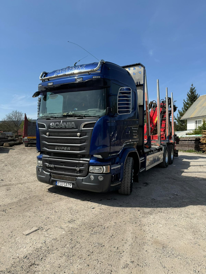 SCANIA R730 - Metsaveok, Kraanaga veoauto: pilt 1 SCANIA R730 - Metsaveok, Kraanaga veoauto: pilt 1