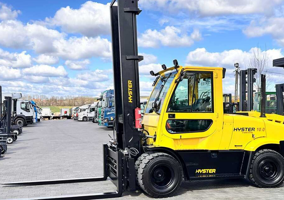 Hyster HYSTER H10.0 FT9 / FORKS 2200MM / POSITIONER / SIDE SHIFT / VALID UDT / 5500MM - Diiseltõstuk: pilt 2 Hyster HYSTER H10.0 FT9 / FORKS 2200MM / POSITIONER / SIDE SHIFT / VALID UDT / 5500MM - Diiseltõstuk: pilt 2