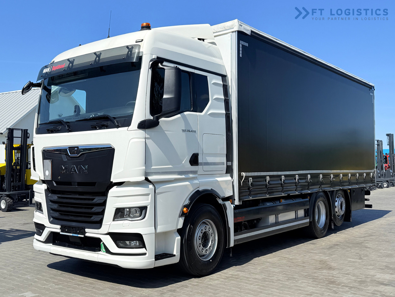 MAN TGX 26.470 / 19 Pallets / Steering Axle / 15 Ton Payload / Retarder / Excellent Condition - Tent veoauto: pilt 1 MAN TGX 26.470 / 19 Pallets / Steering Axle / 15 Ton Payload / Retarder / Excellent Condition - Tent veoauto: pilt 1