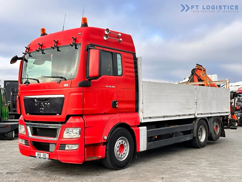 MAN TGX 26.480 Ciężarówka burtowa MAN TGX 26.480 6X2 / PALFINGER PK9002-EH B Crane / 80% Michelin - Kraanaga veoauto: pilt 4 MAN TGX 26.480 Ciężarówka burtowa MAN TGX 26.480 6X2 / PALFINGER PK9002-EH B Crane / 80% Michelin - Kraanaga veoauto: pilt 4