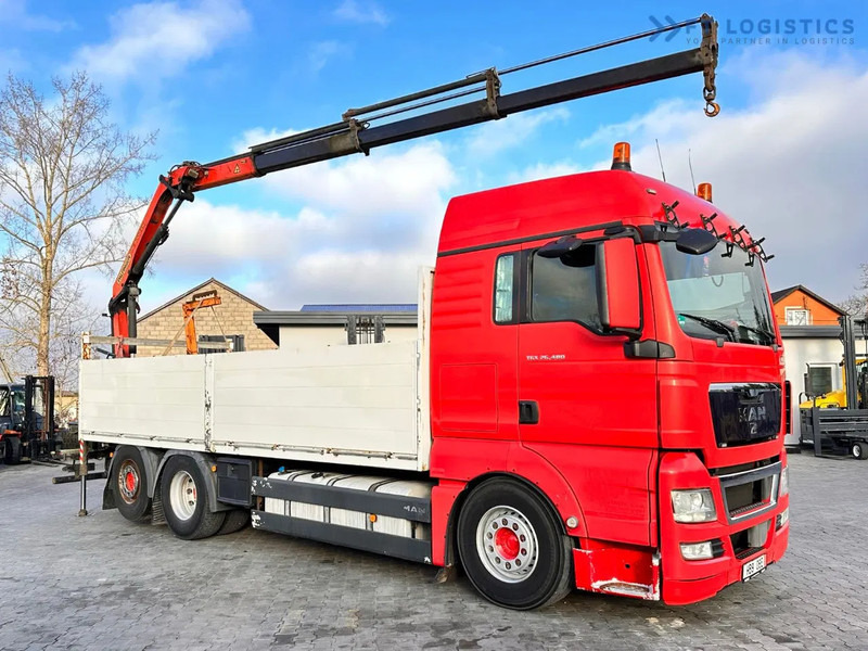 MAN TGX 26.480 Ciężarówka burtowa MAN TGX 26.480 6X2 / PALFINGER PK9002-EH B Crane / 80% Michelin Tire Dodać do ulubionych - Kraanaga veoauto: pilt 5 MAN TGX 26.480 Ciężarówka burtowa MAN TGX 26.480 6X2 / PALFINGER PK9002-EH B Crane / 80% Michelin Tire Dodać do ulubionych - Kraanaga veoauto: pilt 5