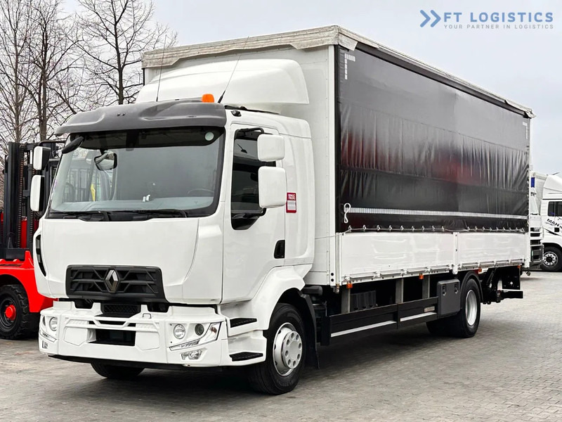 Renault Midlum 250 Renault D 250 / AUTOMATIC / 4X2 / 18 PALLETS / TAIL LIFT / SIDE BOARDS / curtainsider truck - Tent veoauto: pilt 2 Renault Midlum 250 Renault D 250 / AUTOMATIC / 4X2 / 18 PALLETS / TAIL LIFT / SIDE BOARDS / curtainsider truck - Tent veoauto: pilt 2