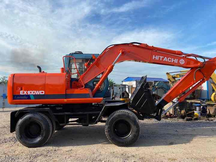 Used Hitachi Ex100WD Wheel Excavator for Sale Japan Made Hitachi Ex100wd Wheeled Excavator for Sale - Ratastel ekskavaator: pilt 2 Used Hitachi Ex100WD Wheel Excavator for Sale Japan Made Hitachi Ex100wd Wheeled Excavator for Sale - Ratastel ekskavaator: pilt 2