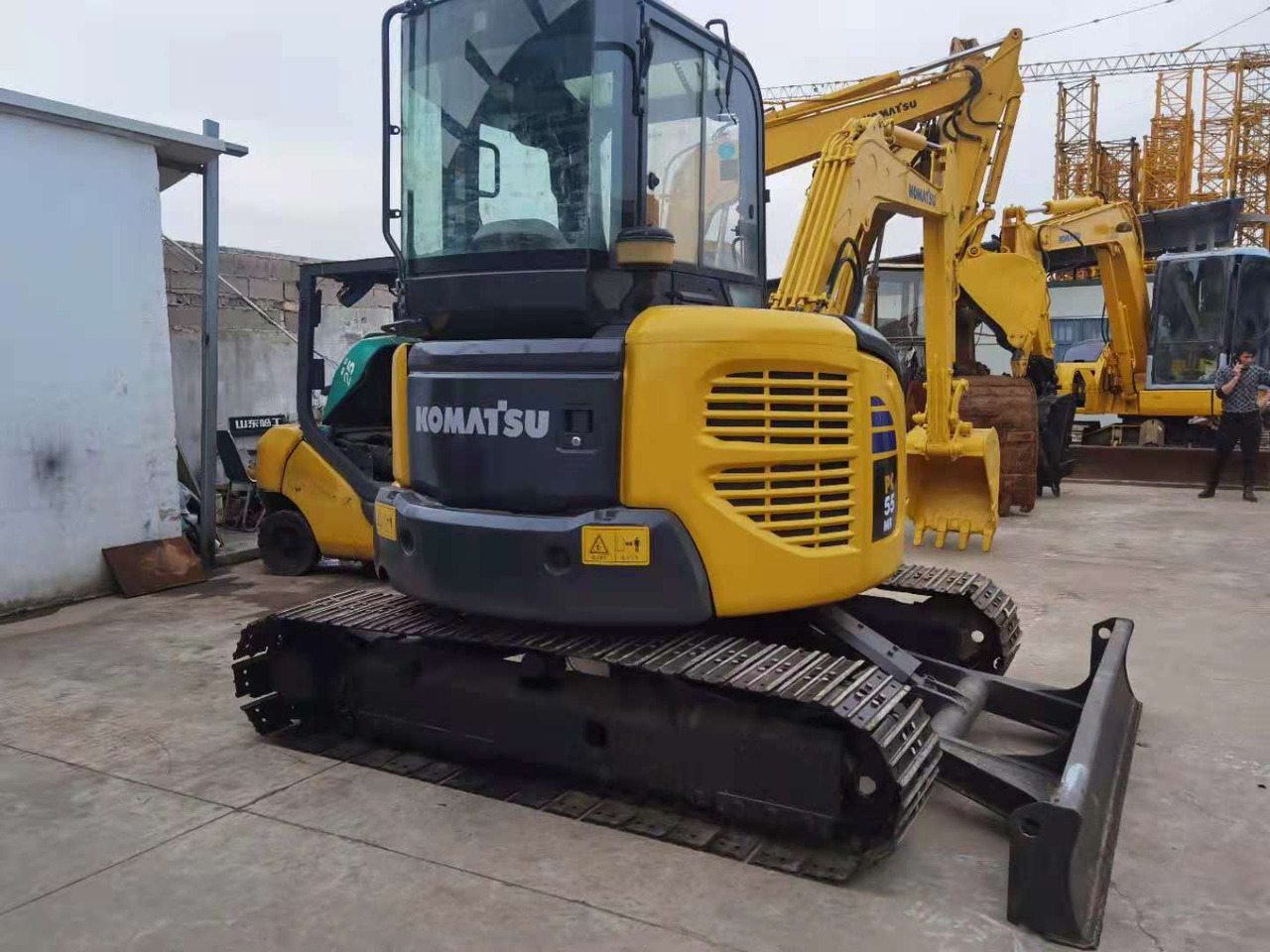 KOMATSU PC55 - Lintekskavaator: pilt 1 KOMATSU PC55 - Lintekskavaator: pilt 1