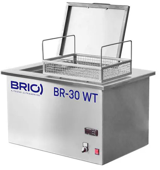BRIO Ultrasonics BR-30 WT Benchtop ultrasonic cleaner - Ultrahelivann: pilt 2 BRIO Ultrasonics BR-30 WT Benchtop ultrasonic cleaner - Ultrahelivann: pilt 2