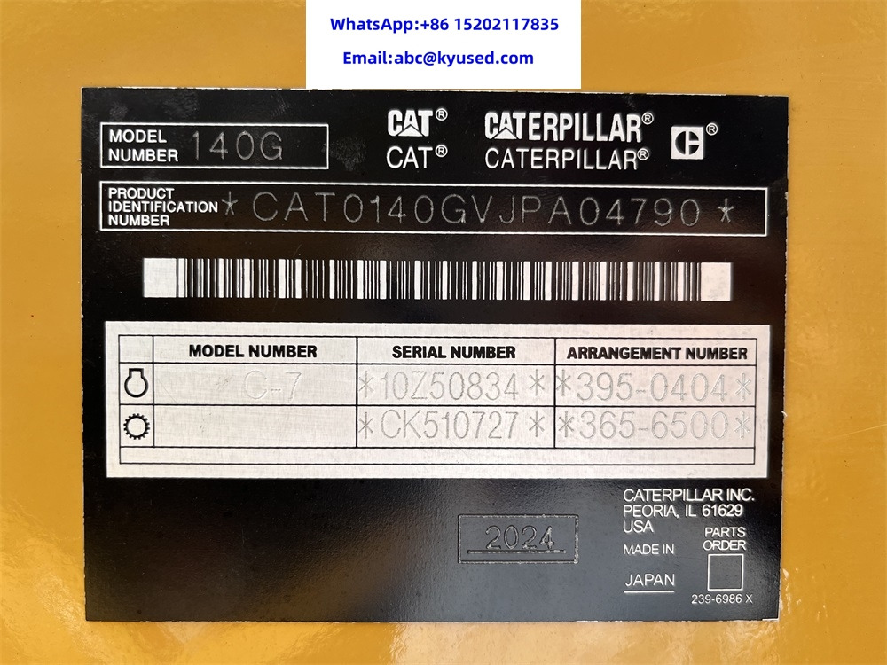 Teehöövel CATERPILLAR 140g 140h 140k 14h 120g 120h 160h 140m 12g: pilt 8