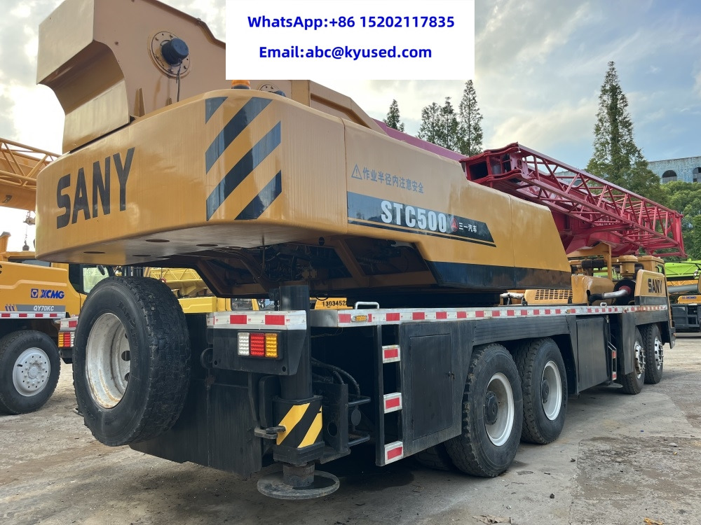 Autokraana SANY STC500 STC250 STC750 STC800 50TON 25TON 75TON 80TON CRANE: pilt 6