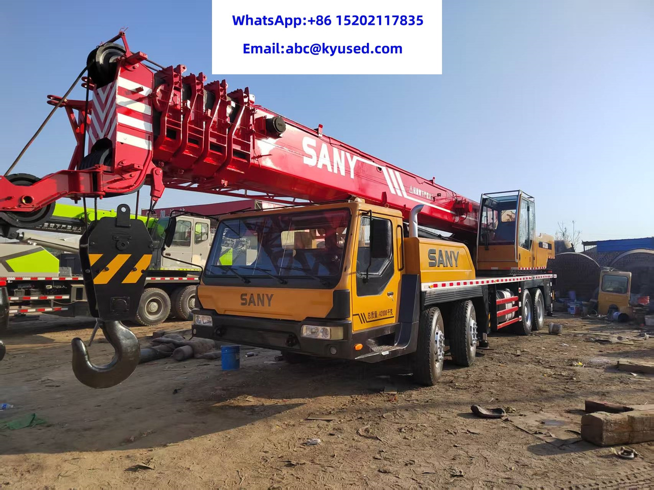 SANY STC500 STC750 STC800 STC250 25T 50T 75T 80TON CRANE - Autokraana: pilt 2 SANY STC500 STC750 STC800 STC250 25T 50T 75T 80TON CRANE - Autokraana: pilt 2