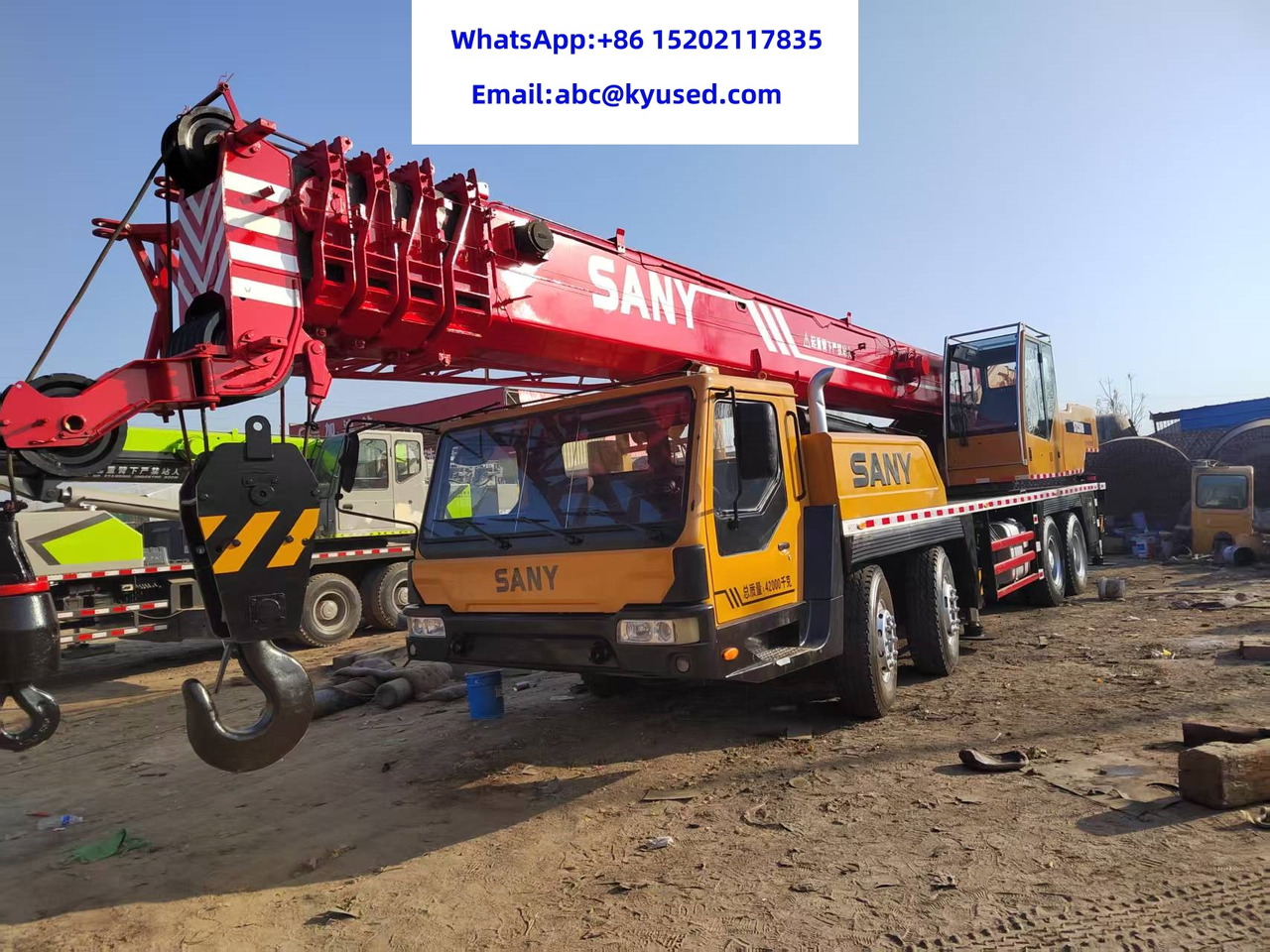 SANY STC500 STC750 STC800 STC250 25T 50T 75T 80TON CRANE - Autokraana: pilt 1 SANY STC500 STC750 STC800 STC250 25T 50T 75T 80TON CRANE - Autokraana: pilt 1