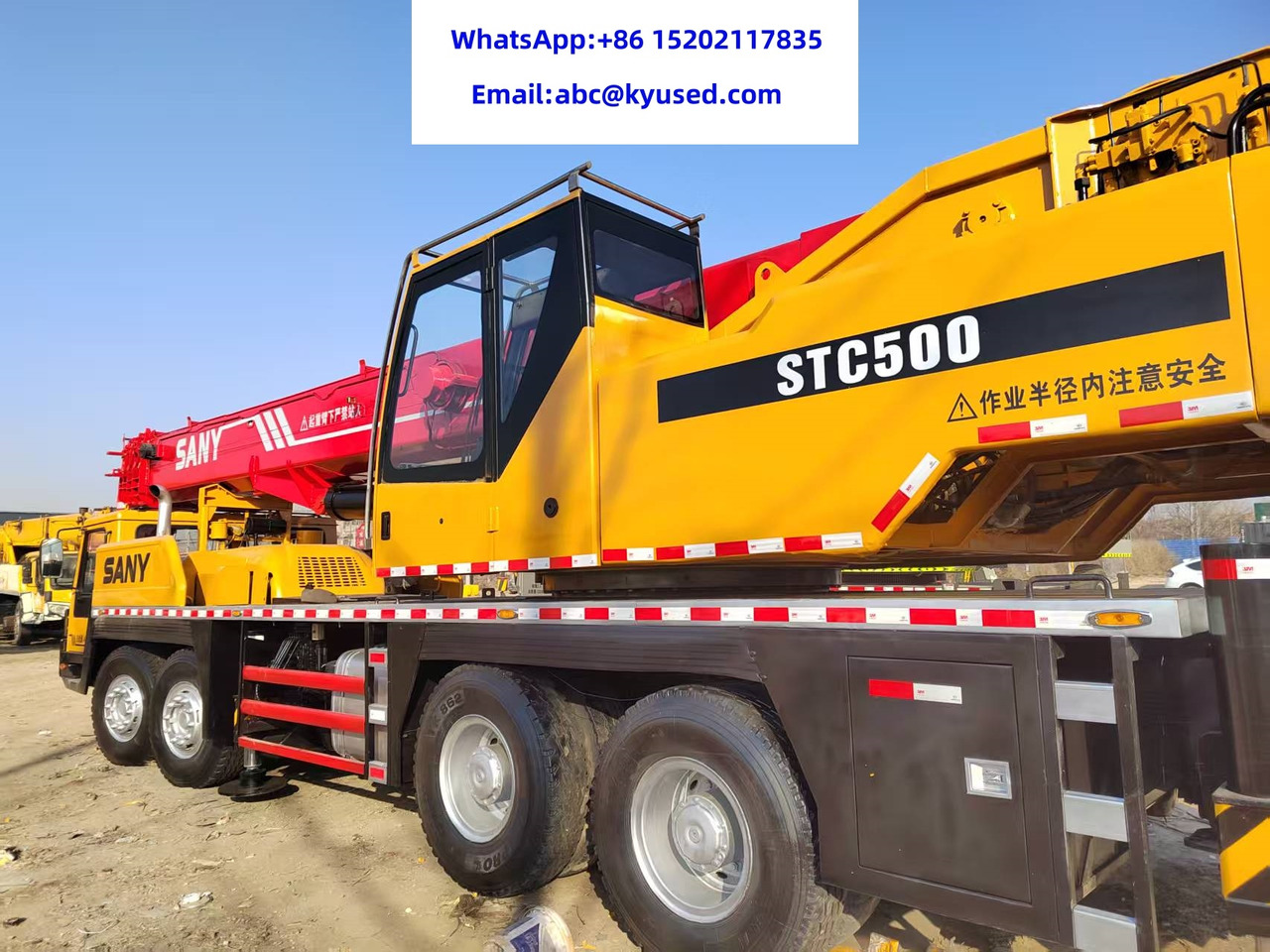 SANY STC500 STC750 STC800 STC250 25T 50T 75T 80TON CRANE - Autokraana: pilt 3 SANY STC500 STC750 STC800 STC250 25T 50T 75T 80TON CRANE - Autokraana: pilt 3