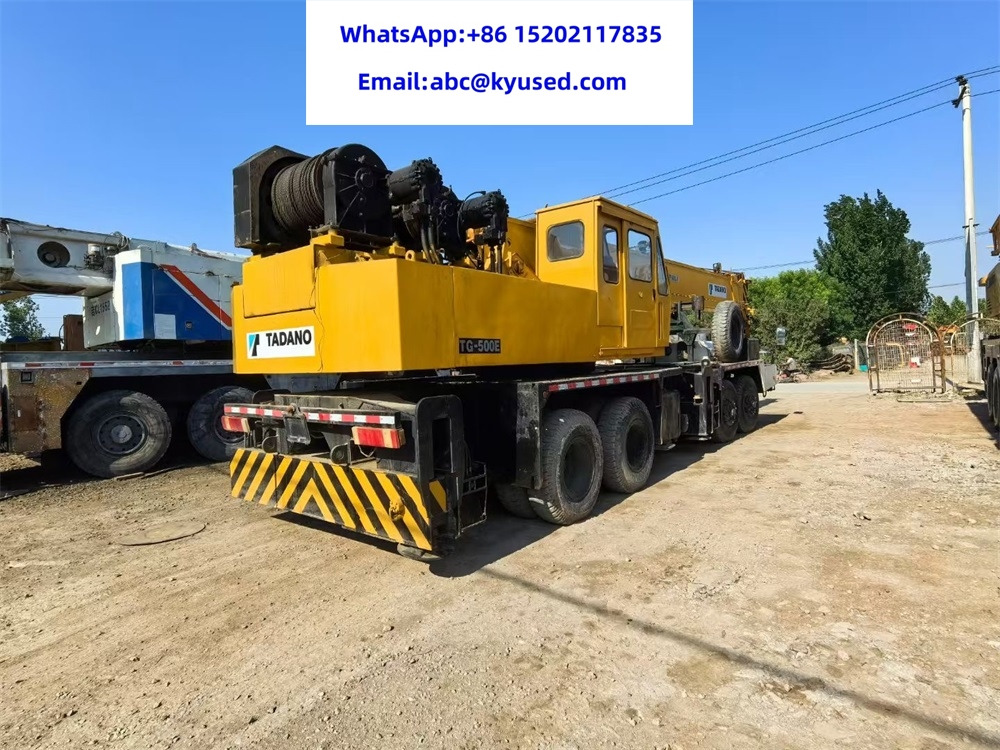 TADANO TG500E TG700E GT500E TG1000 50TON 70TON 100TON - Autokraana: pilt 3 TADANO TG500E TG700E GT500E TG1000 50TON 70TON 100TON - Autokraana: pilt 3