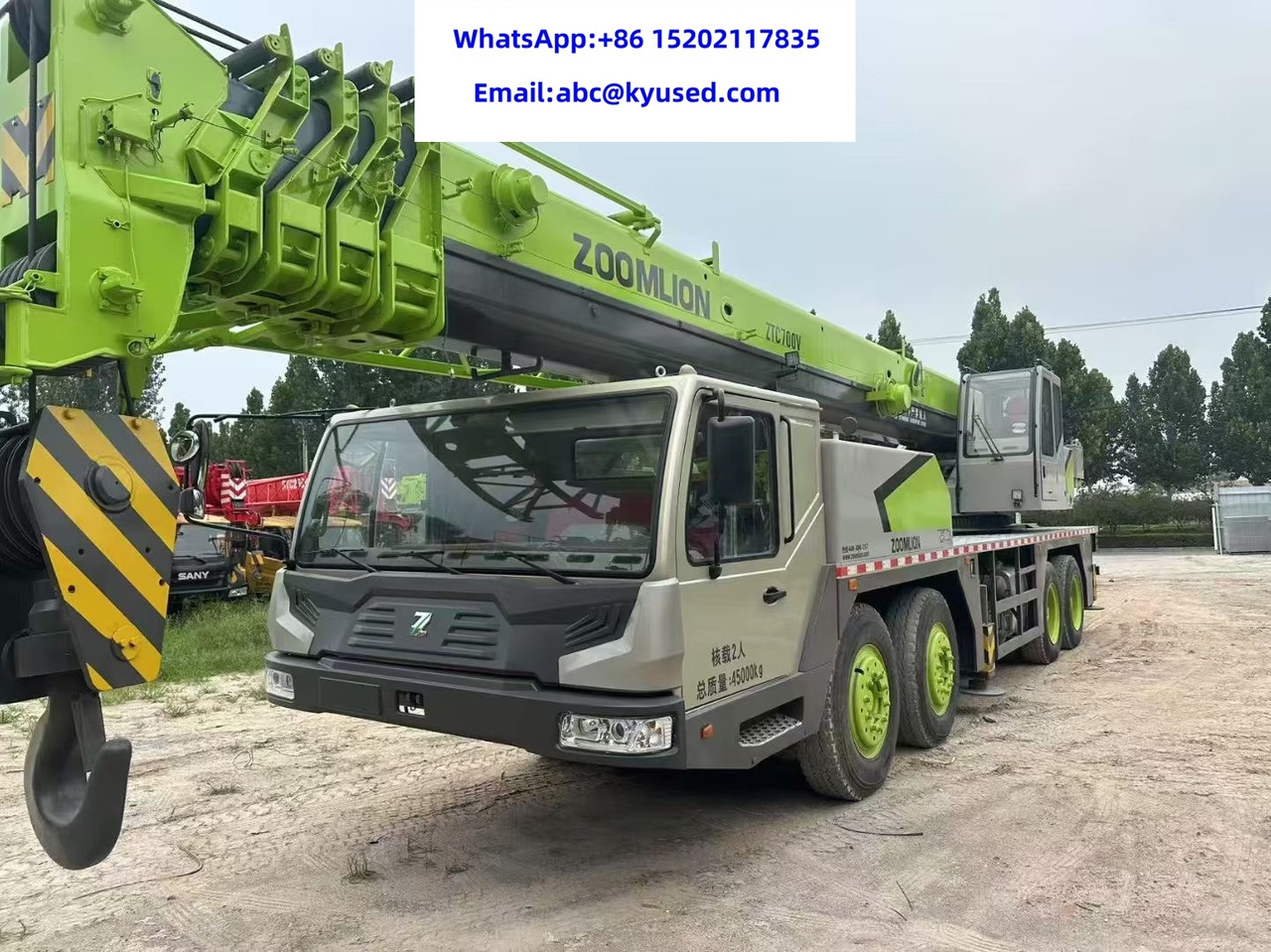 ZOOMLION QY70V ZTC700V QY80V ZTC800V 70TON 80TON CRANE - Autokraana: pilt 1 ZOOMLION QY70V ZTC700V QY80V ZTC800V 70TON 80TON CRANE - Autokraana: pilt 1