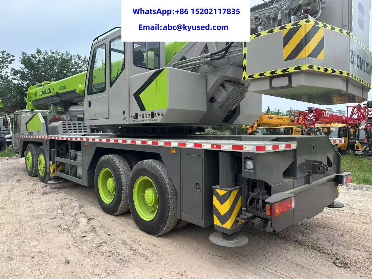ZOOMLION QY70V ZTC700V QY80V ZTC800V 70TON 80TON CRANE - Autokraana: pilt 3 ZOOMLION QY70V ZTC700V QY80V ZTC800V 70TON 80TON CRANE - Autokraana: pilt 3