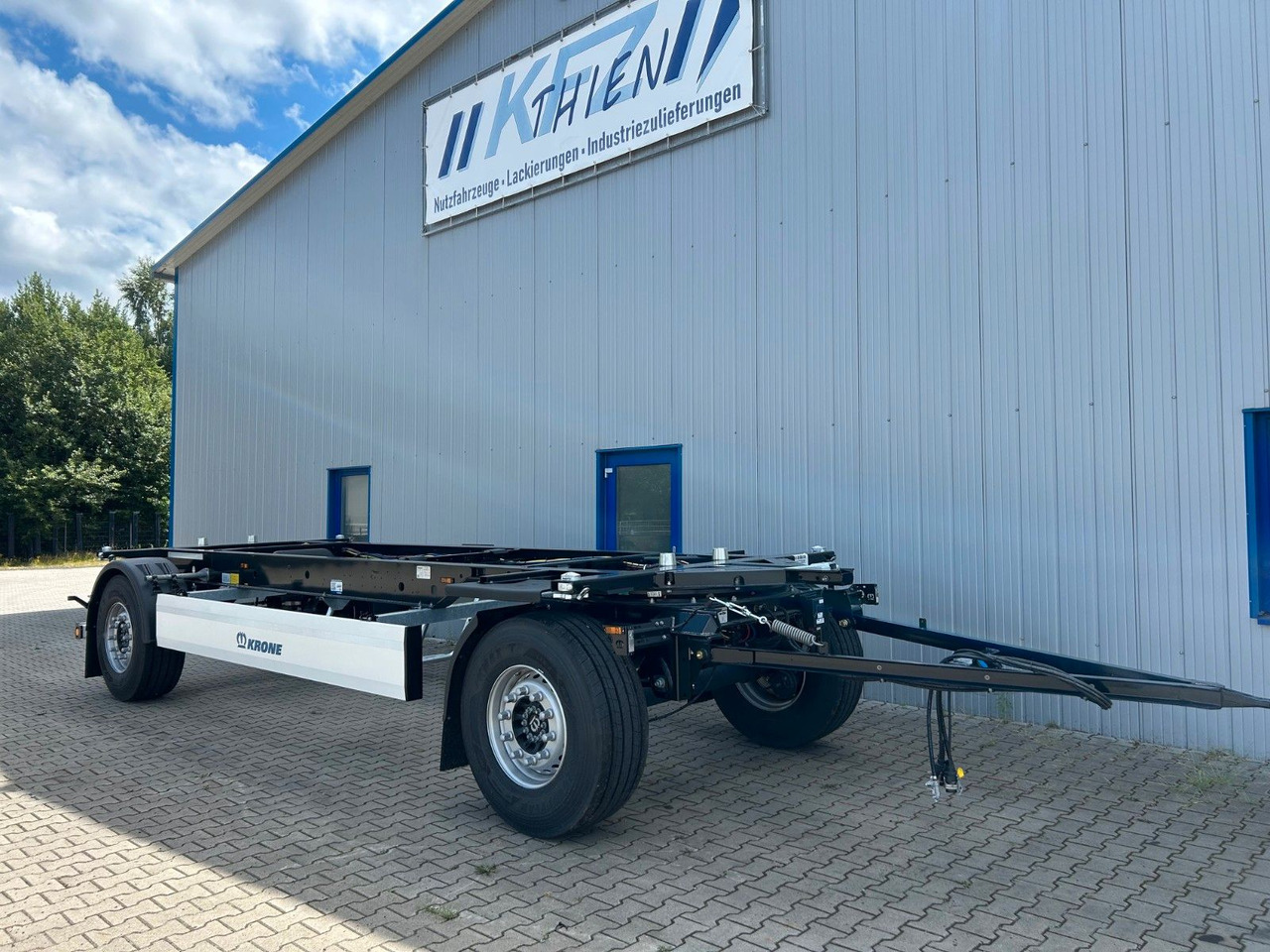 Krone AZW 18 eL3B9 22,5" BDF Box Carrier Neufahrzeug - Konteinerveduk/ Tõstuk järelhaagis: pilt 2 Krone AZW 18 eL3B9 22,5" BDF Box Carrier Neufahrzeug - Konteinerveduk/ Tõstuk järelhaagis: pilt 2