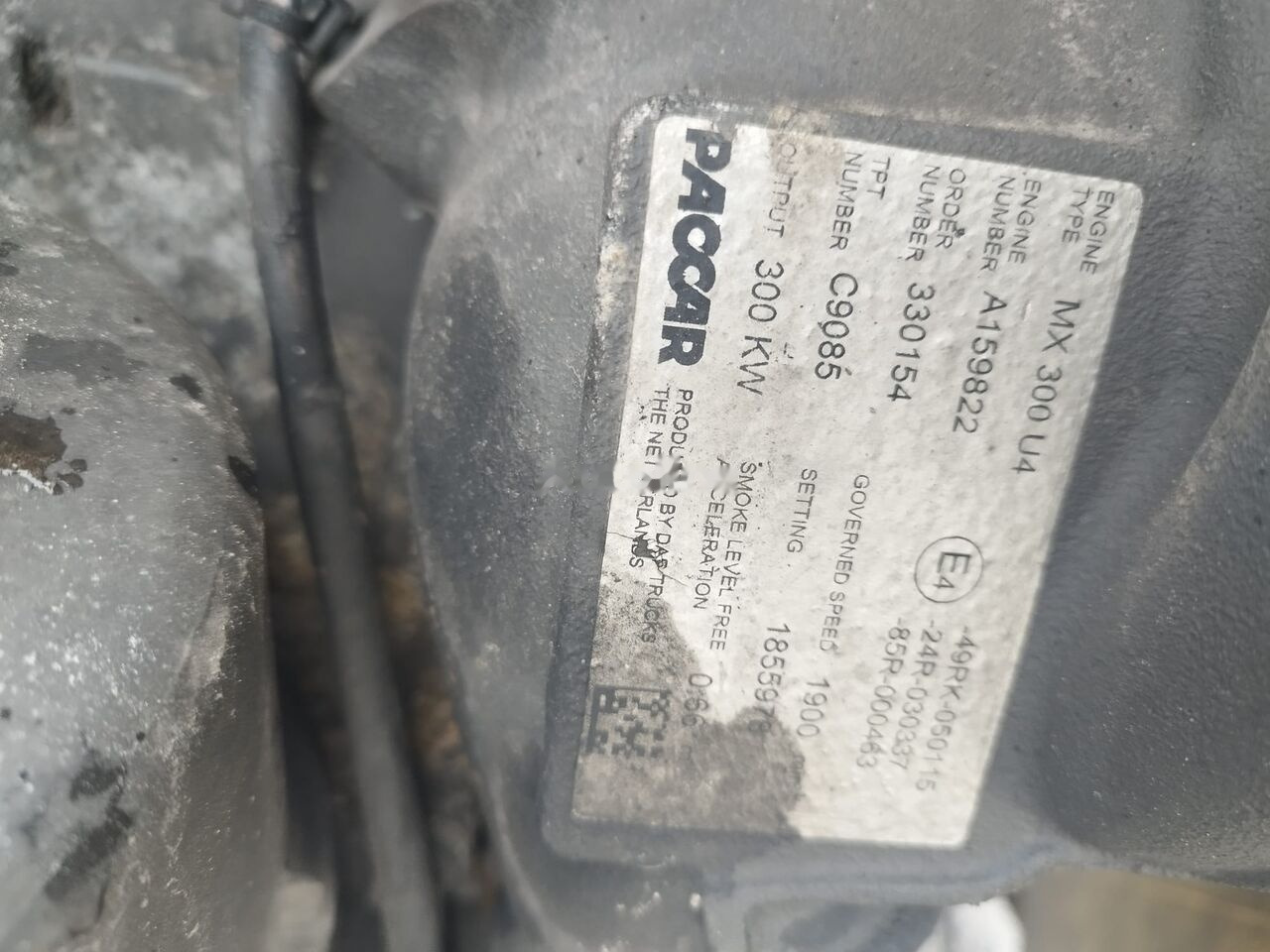DAF MX 300 U4 DAF XF, CF - Mootor - Veoauto: pilt 4 DAF MX 300 U4 DAF XF, CF - Mootor - Veoauto: pilt 4