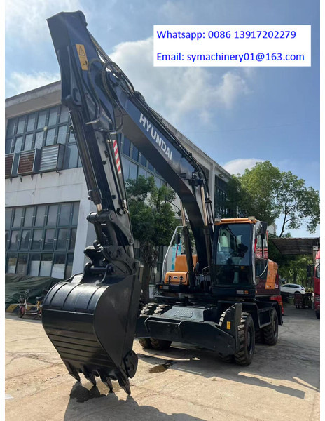 Hyundai R210W-9S - Ratastel ekskavaator: pilt 2 Hyundai R210W-9S - Ratastel ekskavaator: pilt 2