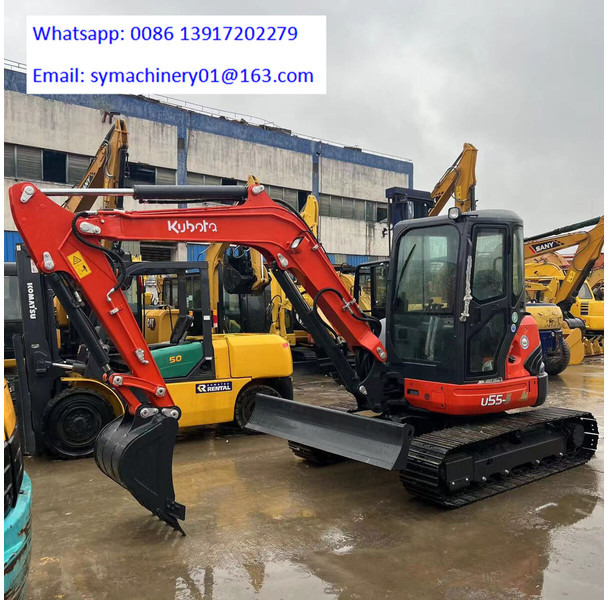 Kubota U55-5 - Miniekskavaator: pilt 1 Kubota U55-5 - Miniekskavaator: pilt 1