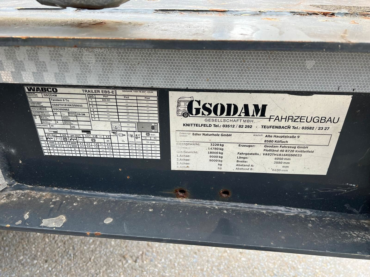 Schwarzmüller Gsodam 18t Zentralachsanhänger - Metsaveohaagis: pilt 5 Schwarzmüller Gsodam 18t Zentralachsanhänger - Metsaveohaagis: pilt 5