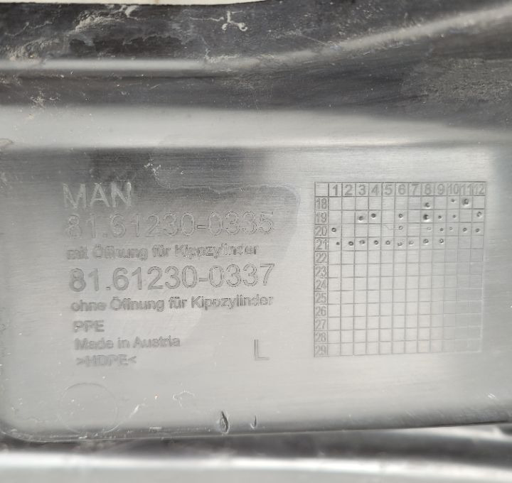 BLOTNIK MAN TGX 3 NM. LH 81.61230-0335 ORYGINAŁ - Poritiib - Veoauto: pilt 3 BLOTNIK MAN TGX 3 NM. LH 81.61230-0335 ORYGINAŁ - Poritiib - Veoauto: pilt 3