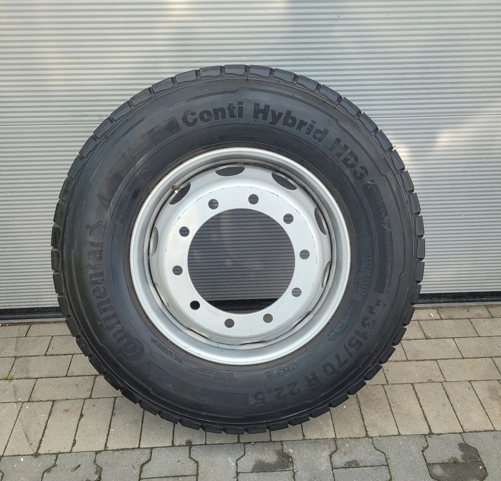 KOŁO CONTINENTAL CONTI HYBRID HD3 315/70R22.5 FELGA 9.00 - Rehvid ja veljed - Veoauto: pilt 1 KOŁO CONTINENTAL CONTI HYBRID HD3 315/70R22.5 FELGA 9.00 - Rehvid ja veljed - Veoauto: pilt 1