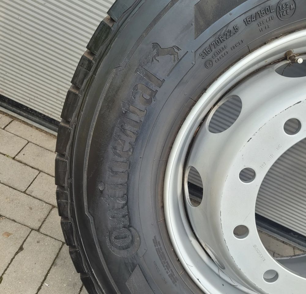 KOŁO CONTINENTAL CONTI HYBRID HD3 315/70R22.5 FELGA 9.00 - Rehvid ja veljed - Veoauto: pilt 5 KOŁO CONTINENTAL CONTI HYBRID HD3 315/70R22.5 FELGA 9.00 - Rehvid ja veljed - Veoauto: pilt 5