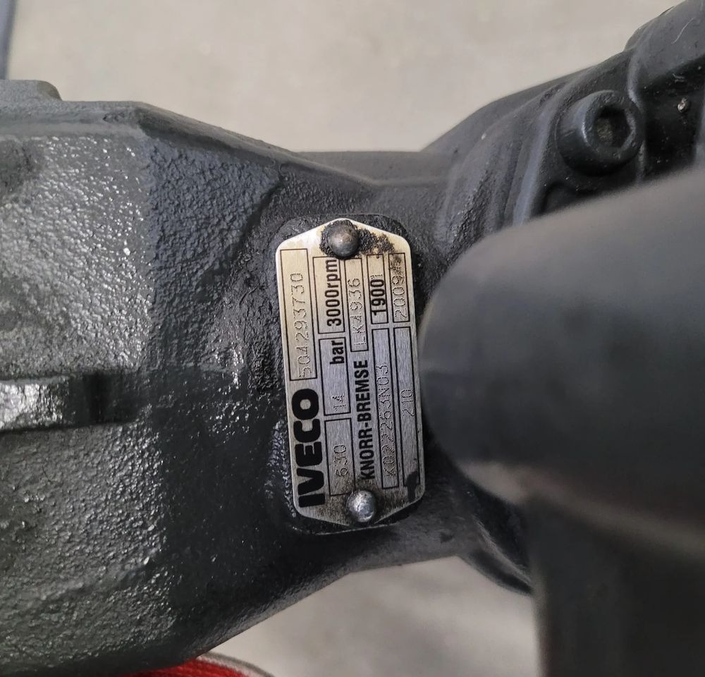 KOMPRESOR +WSPOMAGANIE IVECO STRALIS ORYGINAŁ 504293730 CHWALIM116 - Õhkpidur - Veoauto: pilt 4 KOMPRESOR +WSPOMAGANIE IVECO STRALIS ORYGINAŁ 504293730 CHWALIM116 - Õhkpidur - Veoauto: pilt 4