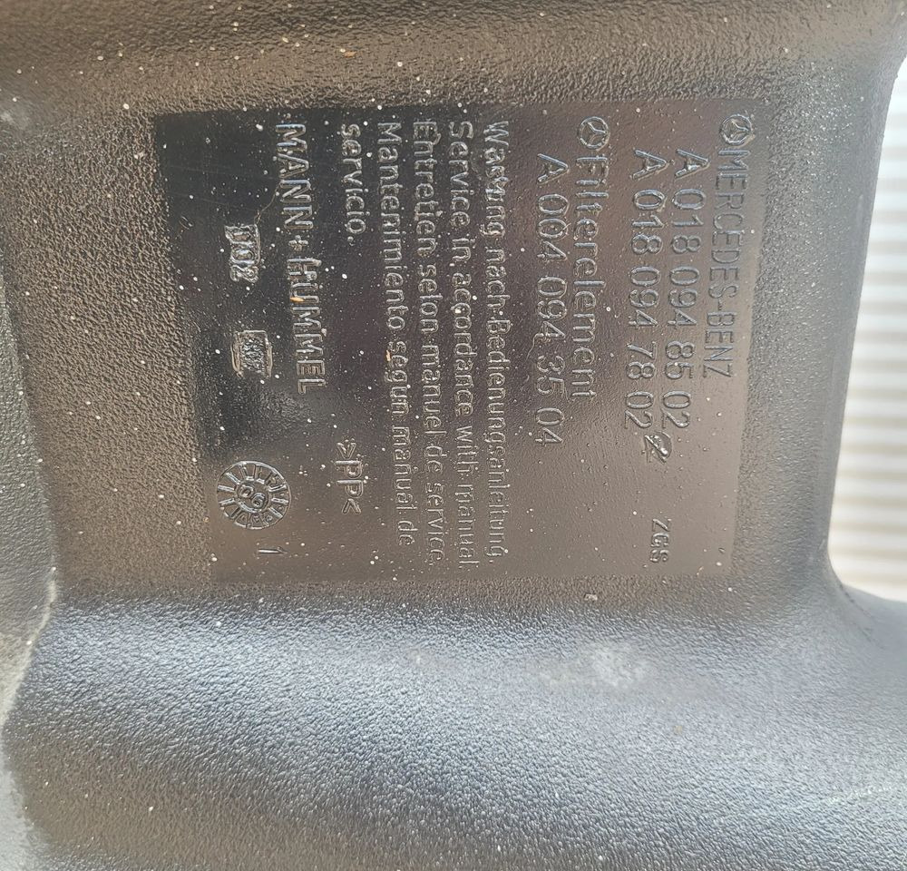 OBUDOWA FILTRA POWIETRZA MERCEDES ACTROS A0180948502 CHWALIM116 - Õhufilter - Veoauto: pilt 3 OBUDOWA FILTRA POWIETRZA MERCEDES ACTROS A0180948502 CHWALIM116 - Õhufilter - Veoauto: pilt 3