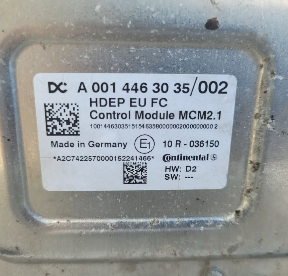 STEROWNIK MCM 2.1 MERCEDES ACTROS A001 446 3035/002 - Elektrisüsteem: pilt 2 STEROWNIK MCM 2.1 MERCEDES ACTROS A001 446 3035/002 - Elektrisüsteem: pilt 2