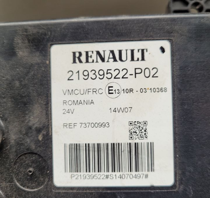 STEROWNIK RENAULT RANGE T 21939522-P02 - Mootori juhtimisseade - Veoauto: pilt 2 STEROWNIK RENAULT RANGE T 21939522-P02 - Mootori juhtimisseade - Veoauto: pilt 2