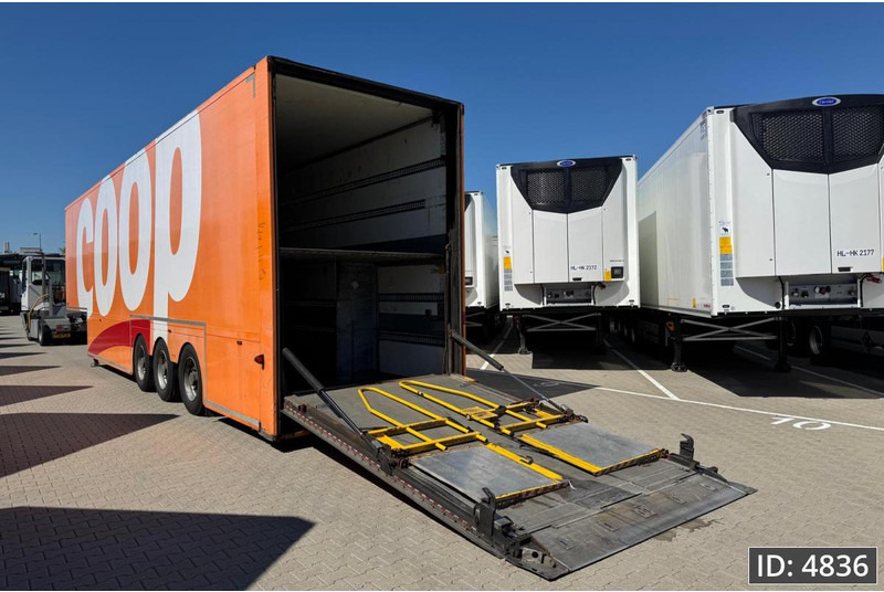 BURGERS Double-Deck / Steering axle / Tail lift - Furgoonpoolhaagis: pilt 2 BURGERS Double-Deck / Steering axle / Tail lift - Furgoonpoolhaagis: pilt 2