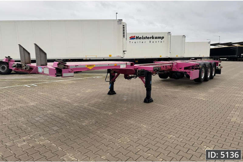Broshuis 3UCC-39/45 Multi / 2x Extandable / 2x Lift Axle - Konteinerveduk/ Tõstukiga poolhaagis: pilt 4 Broshuis 3UCC-39/45 Multi / 2x Extandable / 2x Lift Axle - Konteinerveduk/ Tõstukiga poolhaagis: pilt 4