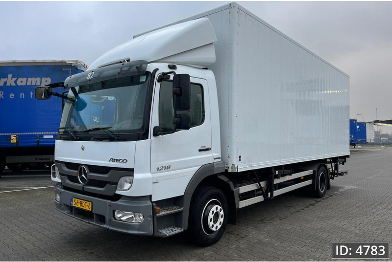 Mercedes-Benz Atego 1218 Day Cab, Euro 5, BDF / EPS automatic / standklima / DHOLLANDIA 2000KG - Konteinerveduk/ Tõstukiga veoauto: pilt 1 Mercedes-Benz Atego 1218 Day Cab, Euro 5, BDF / EPS automatic / standklima / DHOLLANDIA 2000KG - Konteinerveduk/ Tõstukiga veoauto: pilt 1