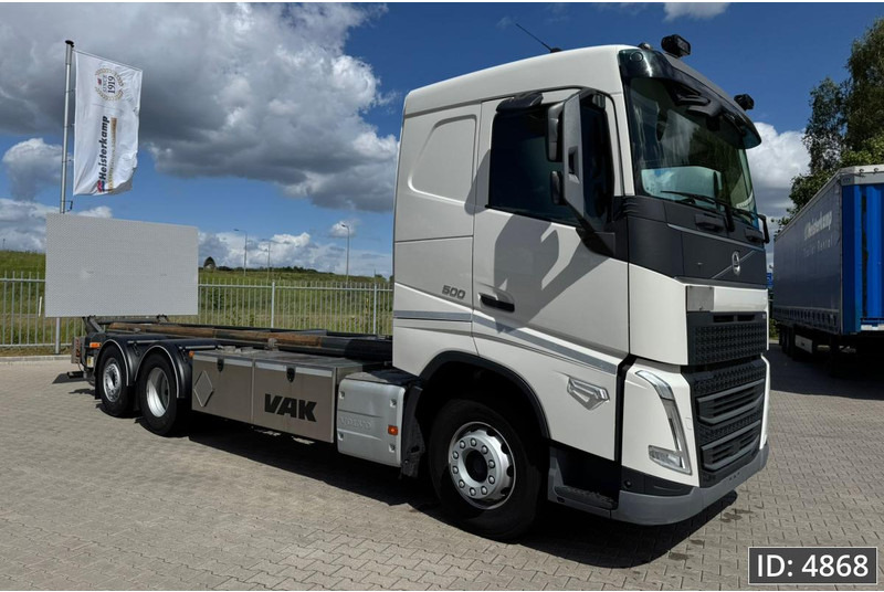 Volvo FH 500 Globetrotter, Euro 6, / 6x2 / Hydraulic body / frame 7.4 m / Tail lift - Konteinerveduk/ Tõstukiga veoauto: pilt 4 Volvo FH 500 Globetrotter, Euro 6, / 6x2 / Hydraulic body / frame 7.4 m / Tail lift - Konteinerveduk/ Tõstukiga veoauto: pilt 4