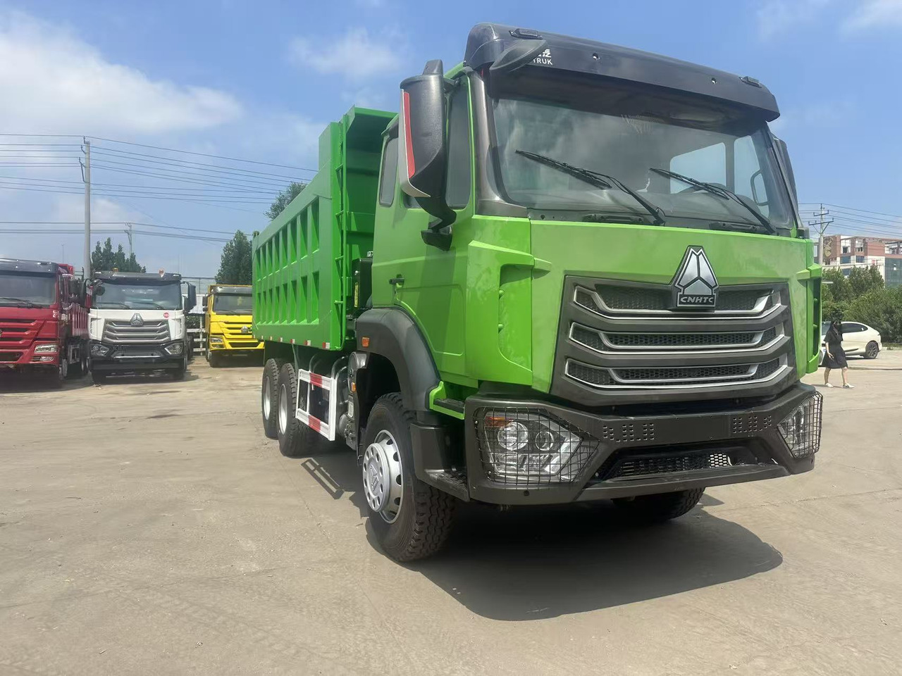 HOWO Haohan 6✖4 Dump Truck Green - Kasti veoauto: pilt 1 HOWO Haohan 6✖4 Dump Truck Green - Kasti veoauto: pilt 1