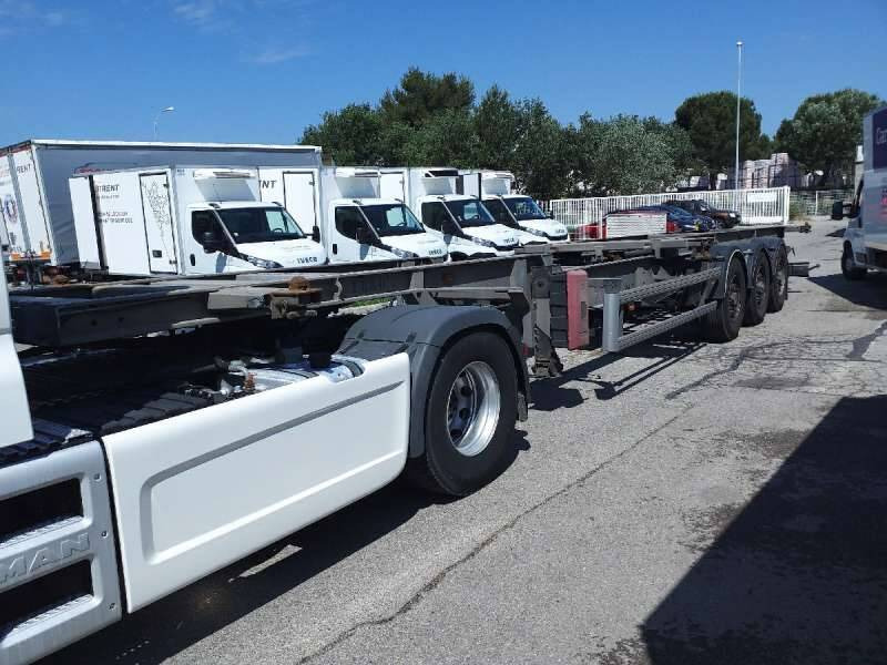 Semi-remorque 3 Essieux 38 TONNES CHARIOT COULISSANT - Konteinerveduk/ Tõstukiga poolhaagis: pilt 4 Semi-remorque 3 Essieux 38 TONNES CHARIOT COULISSANT - Konteinerveduk/ Tõstukiga poolhaagis: pilt 4