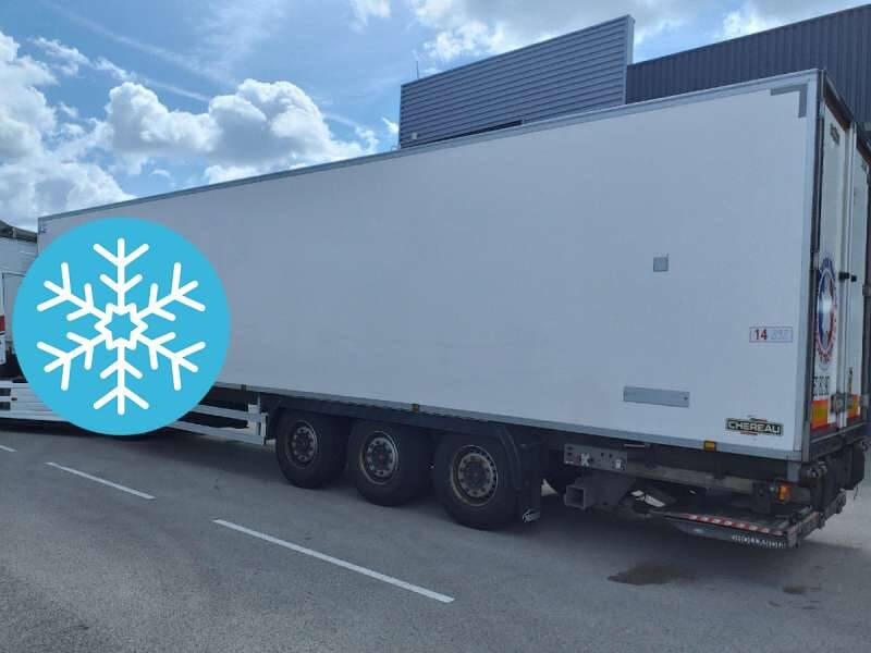 Semi-remorque 3 Essieux FRIGO 38 TONNES HAYON CAISSE CHEREAU GROUPE CARRIER VECTOR 1550 - Külmutiga poolhaagis: pilt 1 Semi-remorque 3 Essieux FRIGO 38 TONNES HAYON CAISSE CHEREAU GROUPE CARRIER VECTOR 1550 - Külmutiga poolhaagis: pilt 1