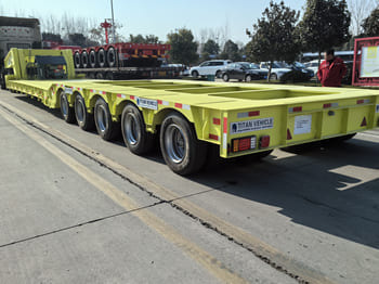 TITAN 120 ton detachable lowbed trailer for sale in Nigeria - Poolhaagis: pilt 1 TITAN 120 ton detachable lowbed trailer for sale in Nigeria - Poolhaagis: pilt 1